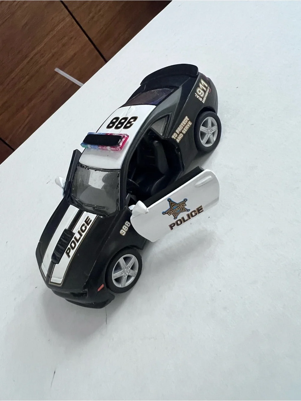 Kinsmart 2014 Chevrolet Camaro Police Car Interceptor 1:38 Scale Diecast Model